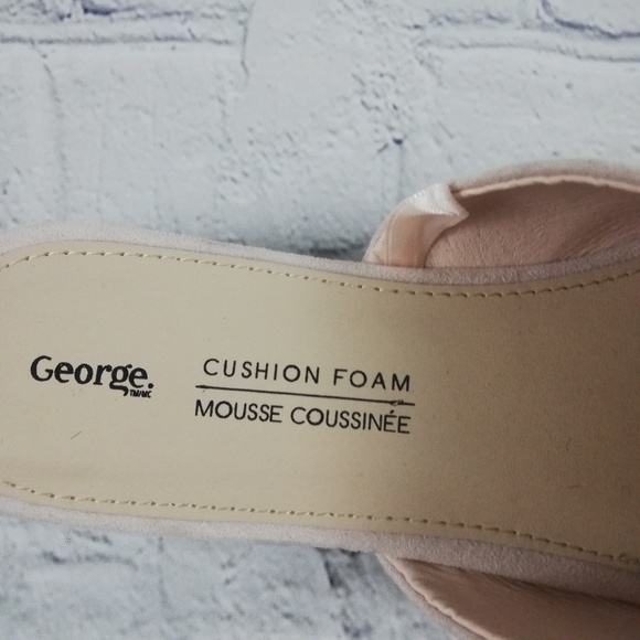 George cushion foam flats Size 7 Cream - Picture 4 of 5